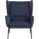Kasen Belfast Navy Lounge Chair